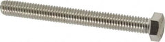 Value Collection - 3/8-16 UNC, 3-1/2" Length Under Head Hex Head Cap Screw - Fully Threaded, Grade 18-8 Stainless Steel, Uncoated, 9/16" Hex - Benchmark Tooling