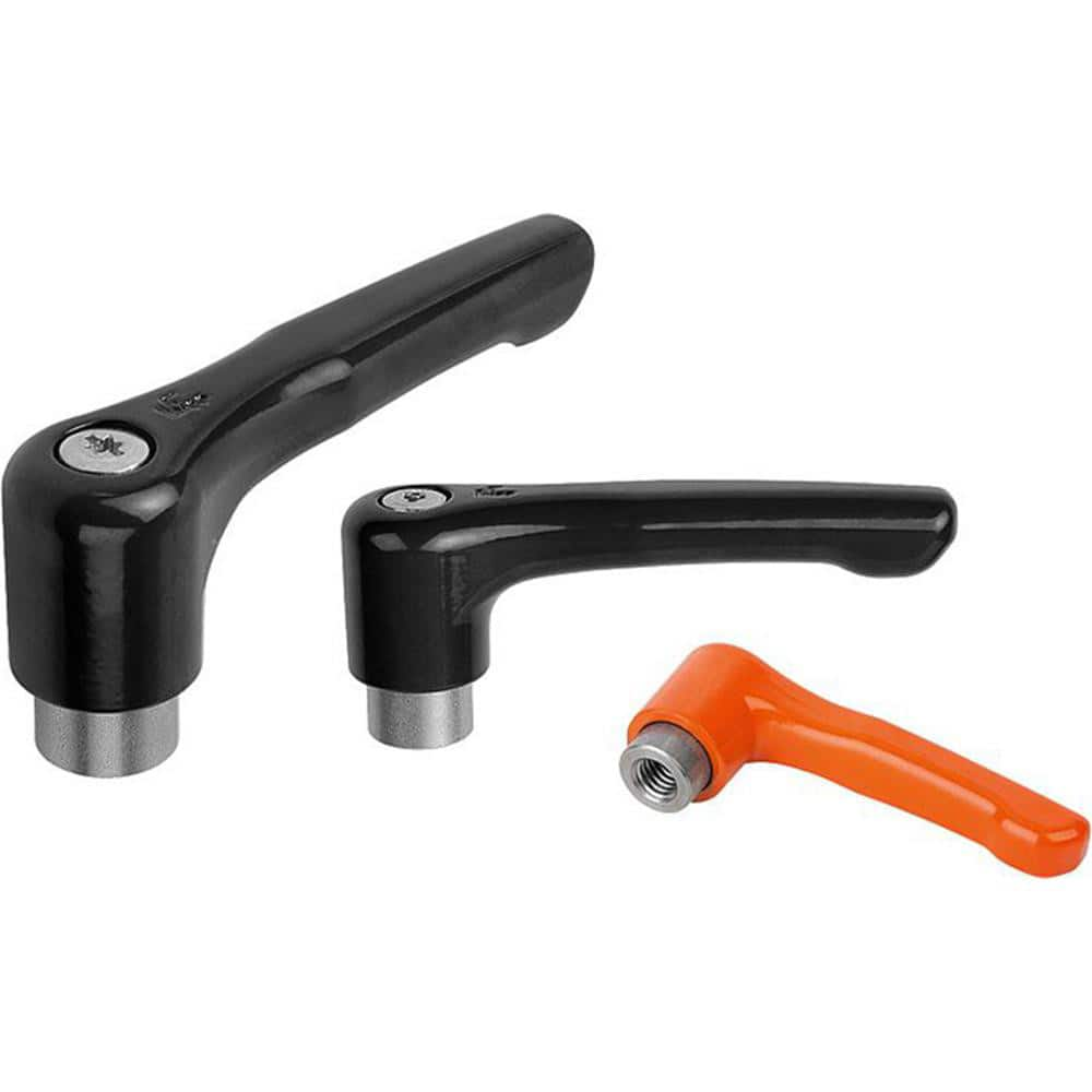 Clamp Handle Grips; For Use With: Utensils; Small Tools; Gauges; Grip Length: 4.9700; Material: Die Cast Zinc; Length (Decimal Inch): 4.9700; Material: Die Cast Zinc