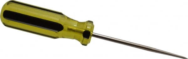 Stanley - 7-3/4" OAL Steel Scratch Awl - Plastic Handle - Benchmark Tooling