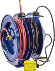 CoxReels - 50' Spring Retractable Hose Reel - 300 psi, Hose Included - Benchmark Tooling