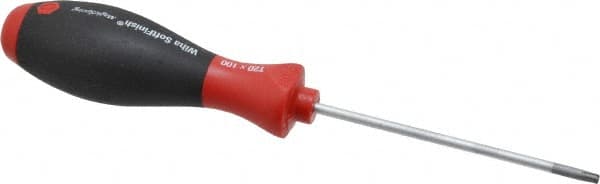 Wiha - T20 Torx Driver - 100mm Blade Length, 8-1/4" OAL, Ergonomic Handle - Benchmark Tooling