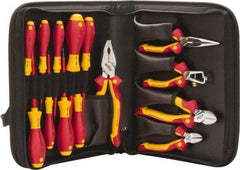 Wiha - 14 Piece Insulated Hand Tool Set - Comes in Zippered Case - Benchmark Tooling