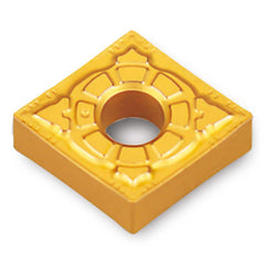 Turning Insert:  CNMG431FG TT5100,  Solid Carbide TiCN, Al2O3 & TiN Finish,  Neutral,  0.5080″ Long,  1/2″ Inscribed Circle,  0.0160″ Corner Radius,  80.0 &deg N/A Diamond,  Series  CNMG