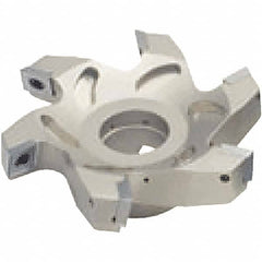 Tungaloy - 125mm Cut Diam, 1" Arbor Hole Diam, Indexable Square-Shoulder Face Mill - Benchmark Tooling