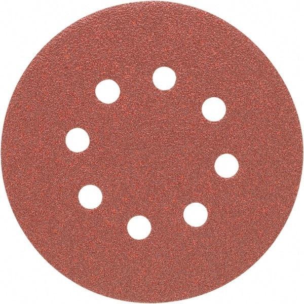 Porter-Cable - 5" Diam, 100 Grit, Aluminum Oxide Hook & Loop Disc - Fine Grade, Coated, C Weight Paper Backing, - Benchmark Tooling