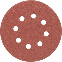 Porter-Cable - 5" Diam, 100 Grit, Aluminum Oxide Hook & Loop Disc - Fine Grade, Coated, C Weight Paper Backing, - Benchmark Tooling