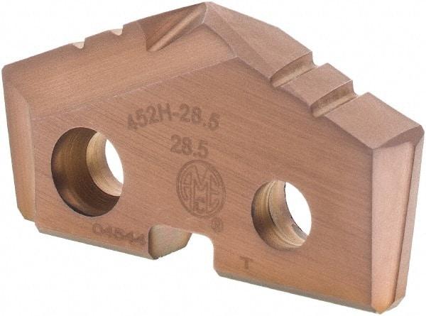 Allied Machine and Engineering - 28.5mm Diam x 3/16" Thick, Seat Code 2, 132° Included Angle Spade Drill Insert - AM200 Coated, Cobalt, Grade Super Cobalt, Series GEN2 T-A - Benchmark Tooling