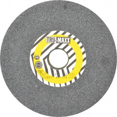 Tru-Maxx - 60 Grit Aluminum Oxide Bench & Pedestal Grinding Wheel - 6" Diam x 1" Hole x 1/2" Thick, 5410 Max RPM, O Hardness, Medium Grade , Vitrified Bond - Benchmark Tooling