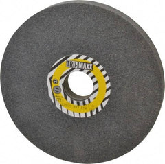 Tru-Maxx - 80 Grit Aluminum Oxide Bench & Pedestal Grinding Wheel - 7" Diam x 1-1/4" Hole x 3/4" Thick, 3600 Max RPM, O Hardness, Medium Grade , Vitrified Bond - Benchmark Tooling
