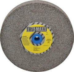 Tru-Maxx - 36 Grit Aluminum Oxide Bench & Pedestal Grinding Wheel - 7" Diam x 1" Hole x 1" Thick, 3600 Max RPM, O Hardness, Very Coarse Grade , Vitrified Bond - Benchmark Tooling