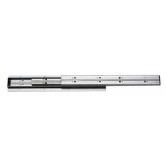 Drawer Slides; Type: Ball Bearing Slide; Extension Style: Full Extension; Slide Length: 39-3/8; Travel Length: 40.79; 1036.0; Travel Length: 40.79; Load Capacity (Lb.): 110.0 lb; 110.000; Number Of Mounting Holes: 20; Finish/Coating: Satin; Material: Stai