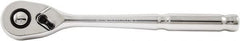 Paramount - 1/2" Drive Pear Head Quick-Release Ratchet - Chrome Finish, 10" OAL, 60 Gear Teeth - Benchmark Tooling