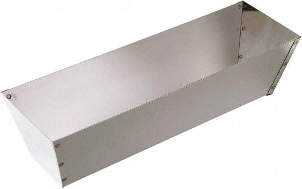 Hyde Tools - 12" Mud Hawk/Pan for Drywall/Plaster Repair - Stainless Steel - Benchmark Tooling