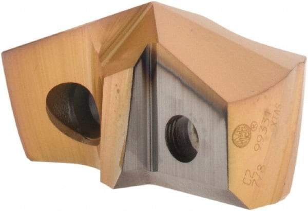 Allied Machine and Engineering - 7/8" Diam, Seat Code 22, 140° Included Angle Spade Drill Insert - AM300 Coated, Carbide, Grade K20, Series GEN3SYS XT - Benchmark Tooling