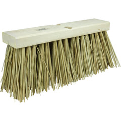 16″ Street Broom, 6-1/4″ Trim Length, Natural Palmyra Fill - Benchmark Tooling