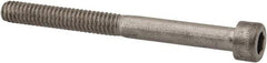 Holo-Krome - #8-32 UNC Hex Socket Drive, Socket Cap Screw - Grade 18-8 Stainless Steel, Uncoated, Partially Threaded, 1-3/4" Length Under Head - Benchmark Tooling