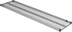 Value Collection - 72" Wide, 1.19" High, Open Shelving Accessory/Component - Black Powder Finish, 18" Deep, Use with NuLine Units - Benchmark Tooling