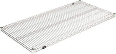 Value Collection - 60" Wide, 1.19" High, Open Shelving Accessory/Component - Chrome Finish, 24" Deep, Use with NuLine Units - Benchmark Tooling