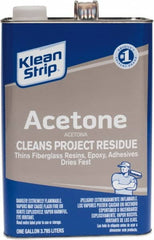 Klean-Strip - 1 Gal Acetone - Comes in Metal Can - Benchmark Tooling