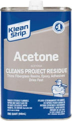 Klean-Strip - 1 Qt Acetone - Comes in Metal Can - Benchmark Tooling