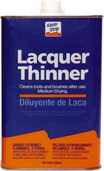 Klean-Strip - 1 Qt Lacquer Thinner SCAQMD - 24 gL VOC Content, Comes in Metal Can - Benchmark Tooling