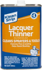 Klean-Strip - 1 Qt Lacquer Thinner - 590 gL VOC Content, Comes in Metal Can - Benchmark Tooling