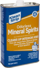 Klean-Strip - 1 Qt Mineral Spirits - 815 gL VOC Content, Comes in Metal Can - Benchmark Tooling