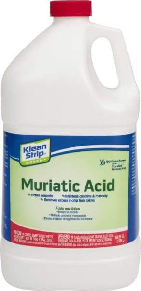 Klean-Strip - 1 Gal Muriatic Acid - 0 gL VOC Content, Comes in Plastic Can - Benchmark Tooling