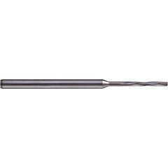 Chucking Reamer: 0.104″ Dia, 2.9527″ OAL, 2.0078″ Flute Length, Straight Shank, Solid Carbide 4 Flute, RH