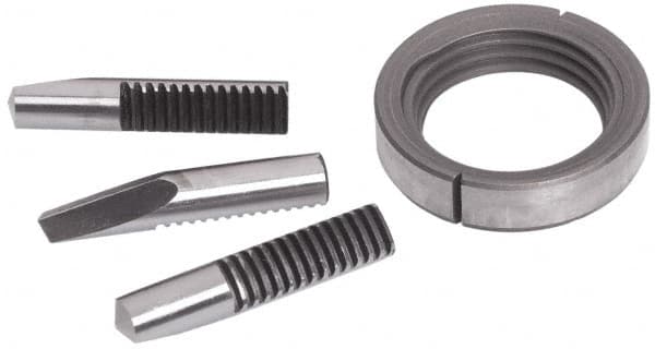 Accupro - Drill Chuck Jaw and Nut Unit - For Use with 5/8 Heavy Duty Drill Chucks - Exact Industrial Supply