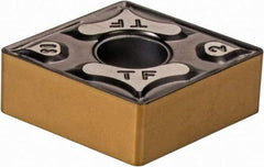 Iscar - CNMG542 TF Grade IC807 Carbide Turning Insert - TiN/TiAlN Finish, 80° Diamond, 5/8" Inscr Circle, 1/4" Thick, 1/32" Corner Radius - Benchmark Tooling