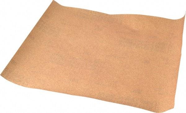 Norton - 100 Grit, Garnet Sanding Sheet - 11" Long x 9" Wide, Fine Grade, A Weighted Paper Backing - Benchmark Tooling