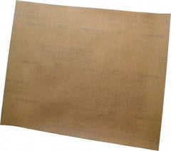 Norton - 120 Grit, Garnet Sanding Sheet - 11" Long x 9" Wide, Fine Grade, A Weighted Paper Backing - Benchmark Tooling