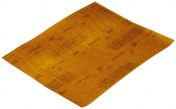 Norton - 150 Grit, Garnet Sanding Sheet - 11" Long x 9" Wide, Very Fine Grade, A Weighted Paper Backing - Benchmark Tooling