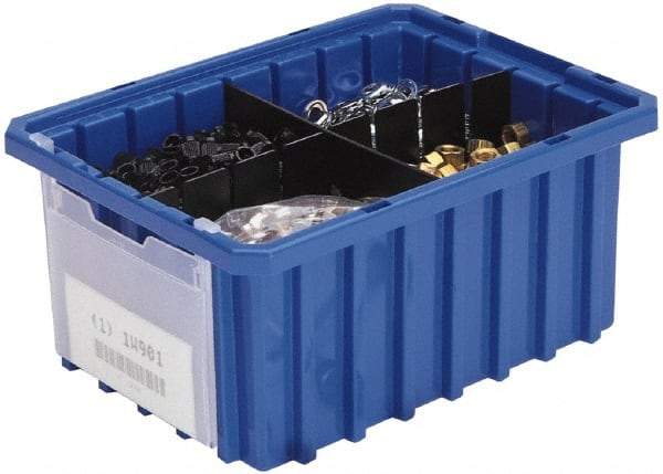 Akro-Mils - 15.4" Wide x 9.4" High, Black Bin Divider - Use with Akro-Mils - 33-220 - Benchmark Tooling