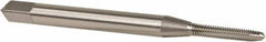 Vermont Tap & Die - M2x0.40 Metric Coarse 6H 3 Flute Bright Finish High Speed Steel Straight Flute Standard Hand Tap - Plug, Right Hand Thread, 1-3/4" OAL, 7/16" Thread Length, D3 Limit, Oversize - Exact Industrial Supply