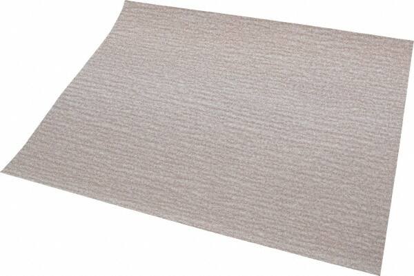 Norton - 180 Grit, Aluminum Oxide Sanding Sheet - 11" Long x 9" Wide, Very Fine Grade, B Weighted Paper Backing - Benchmark Tooling
