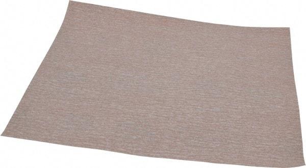 Norton - 240 Grit, Aluminum Oxide Sanding Sheet - 11" Long x 9" Wide, Very Fine Grade, B Weighted Paper Backing - Benchmark Tooling