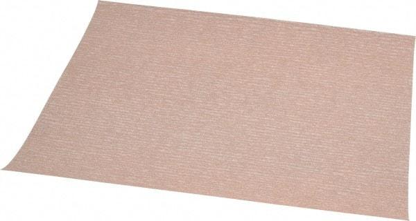 Norton - 320 Grit, Aluminum Oxide Sanding Sheet - 11" Long x 9" Wide, Extra Fine Grade, B Weighted Paper Backing - Benchmark Tooling