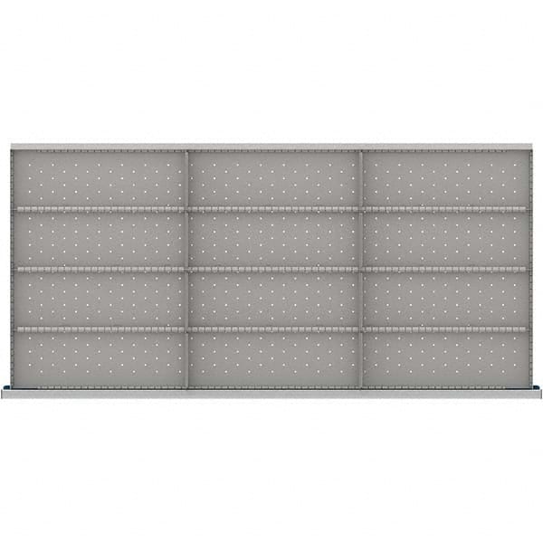 LISTA - 12-Compartment Drawer Divider Layout for 3.15" High Drawers - Benchmark Tooling
