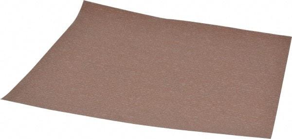 Norton - 600 Grit, Aluminum Oxide Sanding Sheet - 11" Long x 9" Wide, Extra Fine Grade, B Weighted Paper Backing - Benchmark Tooling