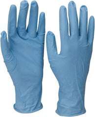 PRO-SAFE - Size S, 8 mil, Industrial Grade, Powdered Nitrile Disposable Gloves - Exact Industrial Supply