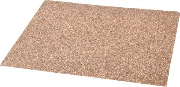 Norton - 36 Grit, Aluminum Oxide Sanding Sheet - 11" Long x 9" Wide, Very Coarse Grade, D Weighted Paper Backing - Benchmark Tooling