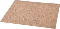 Norton - 36 Grit, Aluminum Oxide Sanding Sheet - 11" Long x 9" Wide, Very Coarse Grade, D Weighted Paper Backing - Benchmark Tooling