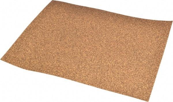 Norton - 50 Grit, Aluminum Oxide Sanding Sheet - 11" Long x 9" Wide, Coarse Grade, D Weighted Paper Backing - Benchmark Tooling
