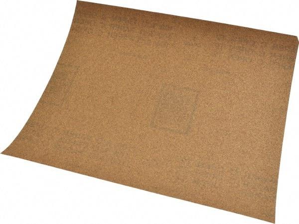 Norton - 100 Grit, Aluminum Oxide Sanding Sheet - 11" Long x 9" Wide, Fine Grade, C Weighted Paper Backing - Benchmark Tooling
