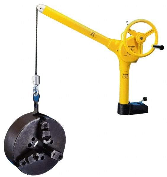 Sky Hook - 500 Lb Load Capacity, Steel Jib Crane - Swing Jib - Benchmark Tooling