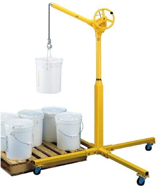 Sky Hook - 500 Lb Load Capacity, Steel Jib Crane - Swing Jib - Benchmark Tooling