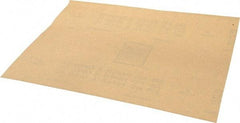 Norton - 220 Grit, Aluminum Oxide Sanding Sheet - 11" Long x 9" Wide, Very Fine Grade, A Weighted Paper Backing - Benchmark Tooling