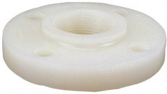 NIBCO - 3/4" Pipe, 3-7/8" OD, PVDF Threaded Pipe Flange - Schedule 80, Natural - Benchmark Tooling